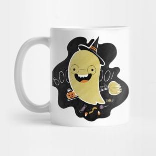 Cute Witch Ghost Mug